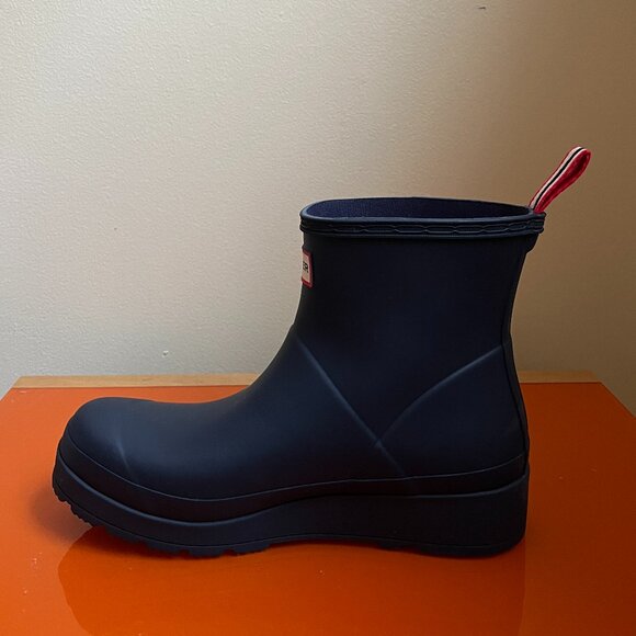Hunter Women's Navy Blue Rain Boots - Size 8 NWT - Picture 8 of 12